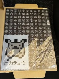 ポケモン　ドット絵　クリアファイルセット