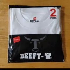 ビーフィー 2枚組 白 ホワイト ユニセックス Tシャツ 半袖