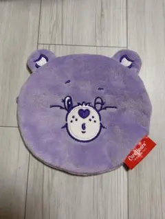 ケアベア　フェイスポーチ　紫　新品未使用