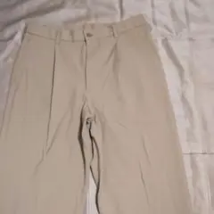 ユニクロ タックワイドパンツ メンズ Lサイズ