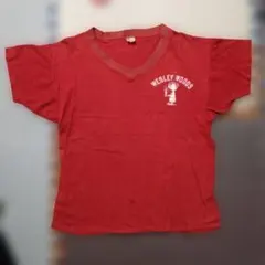 60s Champion ヴィンテージランタグTシャツ Mサイズ レッド