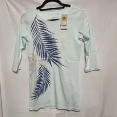 Maunaloa 七分袖カットソー ミント Lサイズ 新品