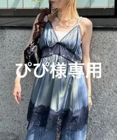 MEDI DENIM TOUCH LACE MIX TUNIC CAMISOLEのサムネイル