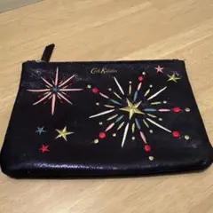 Cath Kidston ポーチ 星柄 ネイビー