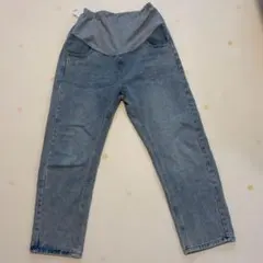 マタニティ ストレートパンツ デニム