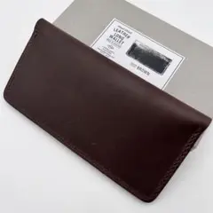 未使用 トラベラーズファクトリー ロングウォレット 長財布 レザー ブラウン