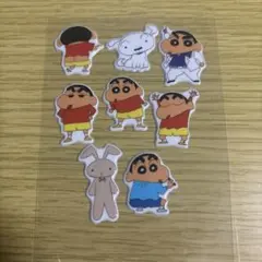 クレヨンしんちゃん　ぷっくりシール　おすそ分け