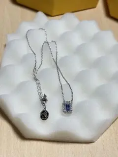 Swarovski スワロフスキーネックレス Una オクタゴン ブルー 箱付き