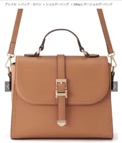 2Wayレザーショルダーバッグ[tr632]