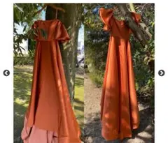 ドレスプロダクション　カラードレス　テラコッタ　Sサイズ