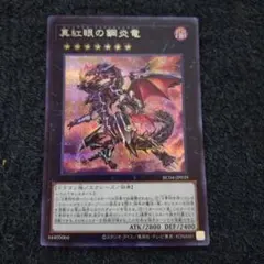 遊戯王 真紅眼の鋼炎竜 シークレット 1枚 レッドアイズ・フレアメタル