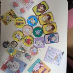 BT21 缶バッジ シールセット ミニ缶　マグネットシート他 約20点