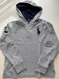 ラルフローレンチルドレン⭐︎鹿の子素材　フード付きポロシャツ