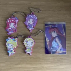 アイカツ プリパラ ガチャガチャキーホルダー そふぃ カード サイン入り