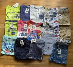 公*o様 ミキハウス　DOUBLE_B 子供服 140新品　シャツ　ズボン デニ