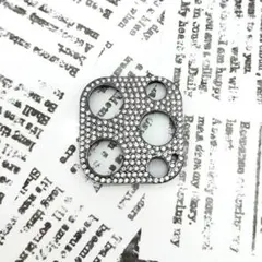 iPhone 14ProMax カメラカバー キラキラブラック