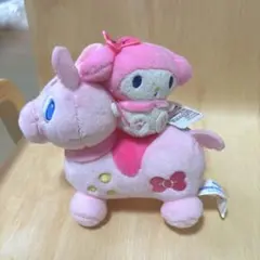 紙タグ付 RODY x サンリオ ちいさなペアぬいぐるみ マイメロディ