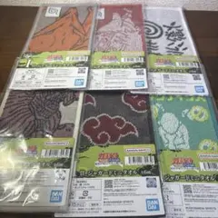 一番くじ NARUTO I賞　ジャガードミニタオル 6種コンプセット