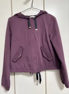 [美品]axes femme パープルアウター フード付き Mサイズ