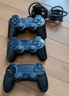 PS2/PS3/PS4 コントローラー 3台セット