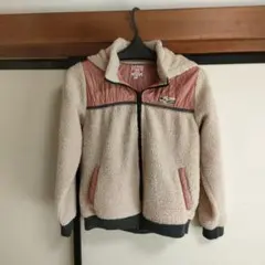 TITICACA フリースジャケット M ベージュ・ピンク