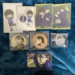 ブルーロック　蜂楽廻　潔　カード　ステッカー　アクリルスタンド　缶バッチ　セット