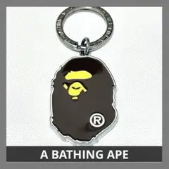 エイプ A BATHING APE メタルキーホルダー apehead