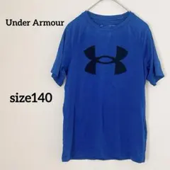 Under Armour 【size140】青色 Tシャツ アンダーアーマー
