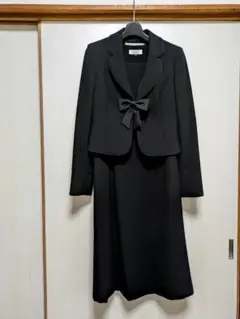 礼服　Clair ブラックフォーマル　ワンピーススーツ　7号　卒業式