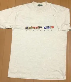 GIORDANO ✨刺繍国旗デザインTシャツ【Lサイズ】のサムネイル