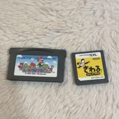 スーパーマリオアドバンス、さわるメイドインワリオ　2セット