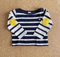 PETIT BATEAU ストライプ 長袖カットソー 104 プルオーバー
