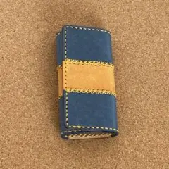 キーケース 本革 ★バイカラー★ ハンドメイド