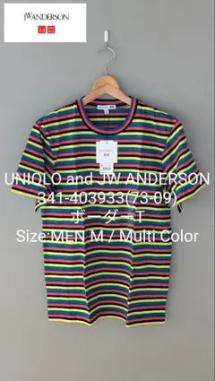 UNIQLO ユニクロ JW ANDERSON Tシャツ マルチボーダー Mのサムネイル