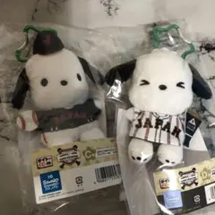 タイトーくじ　侍ジャパン×サンリオキャラクターズ　C賞D賞　ポチャッコ