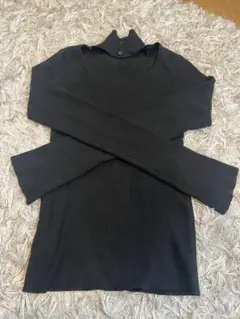 2wayハイネックリブニット