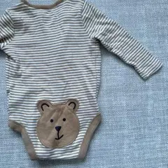 baby gap ストライプロンパース 6-12ヶ月