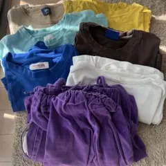 カジュアルTシャツ6点セット+カーゴパンツ