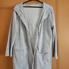 SHOO・LA・RUE フード付きグレージャケット