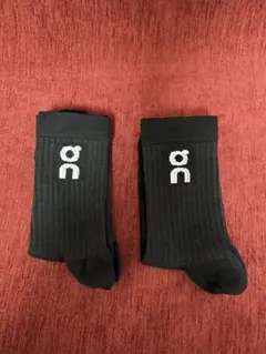 【オン】Logo Sock High 黒色　計2足(新品•未使用) XSサイズのサムネイル