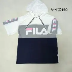 美品★Lovetoxic × FILA フード付き 半袖Tシャツ 150 キッズのサムネイル