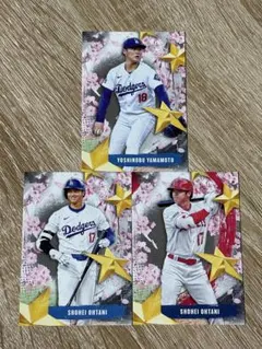【3枚セット】topps tokyo series 2025 山本由伸 大谷翔平