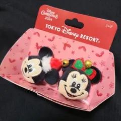 東京ディズニーリゾート 2024年クリスマス ミキミニ ゴム リング ヘアゴム