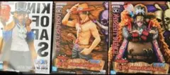 ワンピース DXF サボ エース ティーチ 黒ひげ フィギュア 3体セット