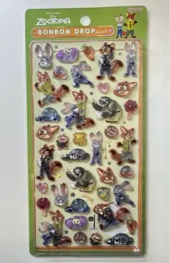 【正規品】ボンボンドロップシール　ズートピア　ディズニー