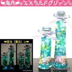 【New】〜❄︎脚長海月Mix❄︎〜❤︎エメラルドグリーン蓄光アクアリウム❤︎
