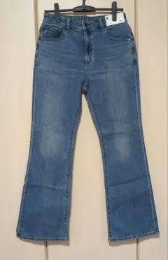 GU ミドルライズフレアジーンズ XL