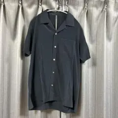 アタッチメント　ハイカウントキュプラデシン オープンカラーシャツ2サイズ