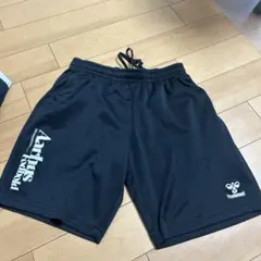 hummel 黒 ハーフパンツ 160サイズ