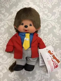 Monchhichi モンチッチ レインコート イエロー ぬいぐるみ - メルカリ